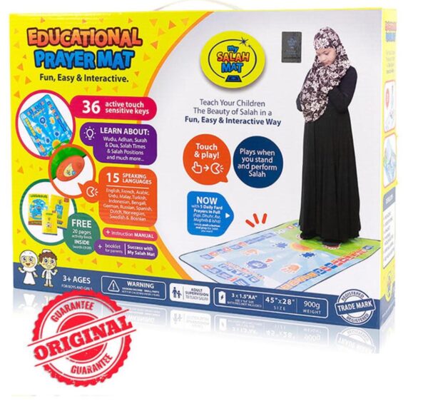 Interactive Educational Prayer Mat – Learn Salah with Ease